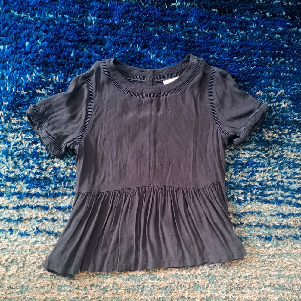 LOFT Peplum Blouse M